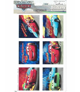 Disney Cars Stickers (4 Sheets)