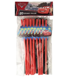 Disney Cars Plastic Straws / Favors (20ct)