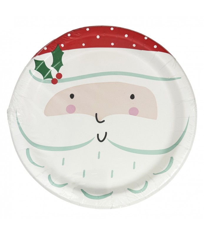 Christmas 'Shining Snow' Small Paper Plates (8ct)