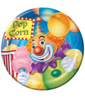 Circus 'Big Top' Small Paper Plates (8ct)