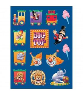 Circus 'Big Top' Stickers (4sheets)