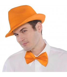 Orange Elastic Bowtie / Favor (1ct)