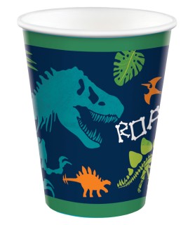Dino-Mite Birthday 9 oz Paper Cups (8ct)