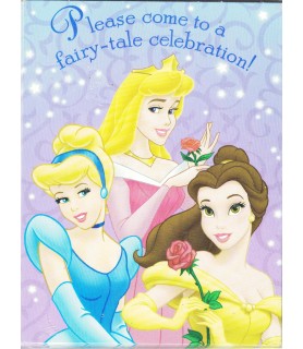 Disney Princess 'Celebration' Invitations With Envelopes (8ct) 