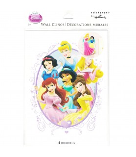 Disney Princess Removable Wall Clings (4 sheets)