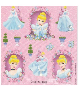Cinderella 'The Dress' Stickers (2 sheets)
