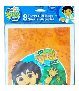 Go Diego Go! Plastic Favor Bags (8ct)