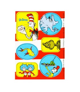 Dr. Seuss 'Cat in the Hat' Friends Stickers (2sheets)
