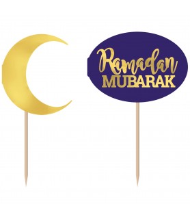 Ramadan Foil Cupcake Picks (24ct)