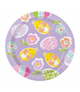 Easter 'Lilac' Small Paper Plates (8ct)
