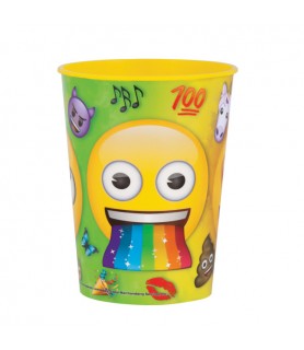Rainbow Fun Emoji 16oz Reusable Keepsake Cups (2ct)