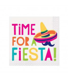 Time For A Fiesta Small Napkins (16ct)