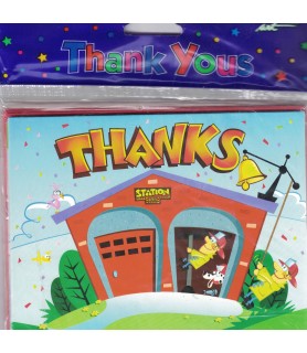 Fire Station Thank You Notes With Envelopes (8ct)