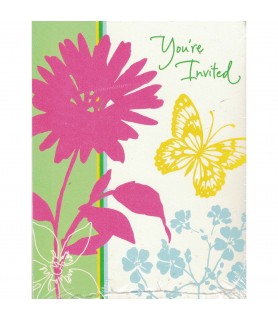 Spring Invitations With Envelopes (8ct)
