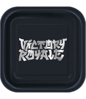 Fortnite 'Victory Royale'  Large Square Paper Plates (8ct)