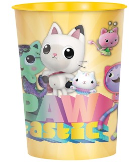 Gabby's Dollhouse 'Cats' Plastic Reusable Keepsake Cups (2ct)