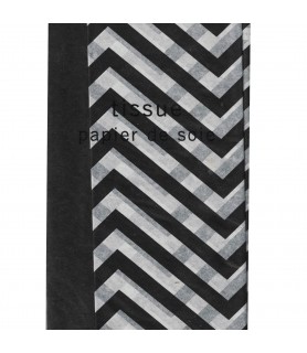 Hallmark 'Chevron Black And White' Tissue Paper (6 sheets)