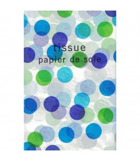 Hallmark 'Dots On White' Tissue Paper (8 sheets)