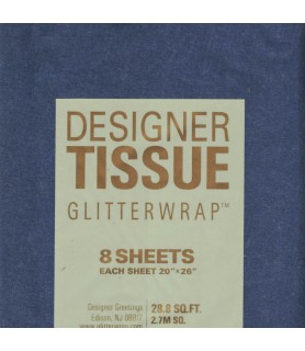 Designer Tissue Paper 'Royal Blue' (8 sheets)