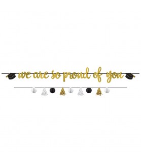 Graduation 'We Are So Proud of You' Banner Kit (2pc)