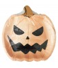 Halloween 'Bats And Boo's' Pumpkin Shaped Large Paper Plates (8ct)