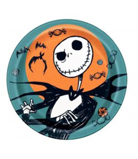 Nightmare Before Christmas 'The Pumpkin King' Large Paper Plates (8ct)