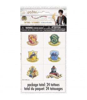 Harry Potter 'Wizarding World' Temporary Tattoos (4 Sheets)