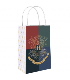 Harry Potter 'Hogwarts United' Kraft Paper Favor Bags (8pc)