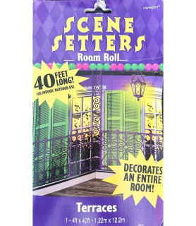 Mardi Gras Terraces Scene Setter (1pc)
