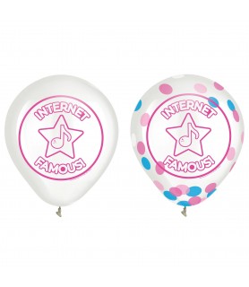 Internet Famous Confetti Latex Balloons (6ct)