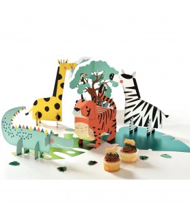 Jungle Party 'Get Wild' Table Decorating Kit (1ct)