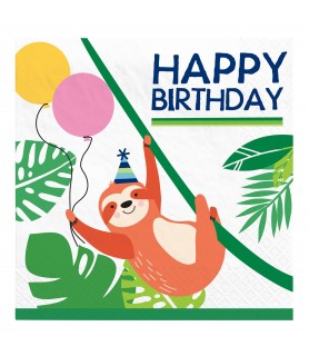 Jungle Birthday Small Napkins (16ct)