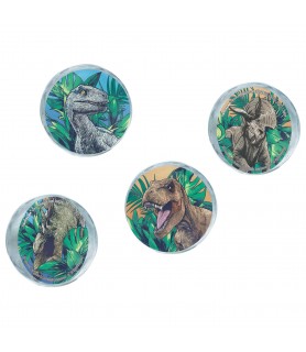 Jurassic World 'Into the Wild' Large Rubber Bounce Ball Favors (4ct)
