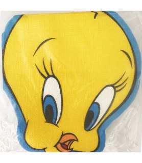 Tweety Bird Vintage Character Shaped Small Napkins (16ct)