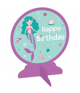Mermaid Birthday Table Centerpiece (1ct)