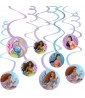 The Little Mermaid 'Beyond The Sea' Hanging Swirl Decorations (8ct)