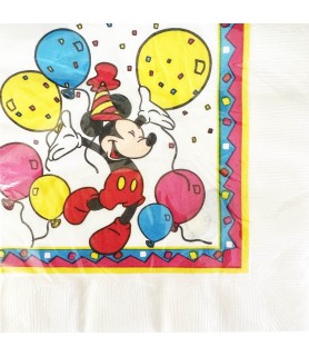 Mickey Mouse Vintage Balloons Lunch Napkins (16ct)