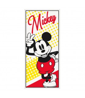 Mickey Mouse 'Retro' Plastic Door Poster (1ct)