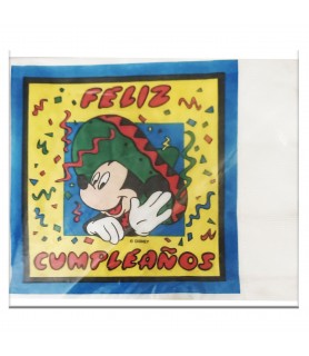 Mickey Mouse Vintage 'Feliz Cumpleanos' Lunch Napkins (20ct)