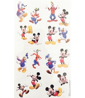 Mickey Mouse And Friends Temporary Tattoos (16 tattoos)