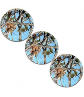 Camo Light Blue Small Paper Plates (8ct)