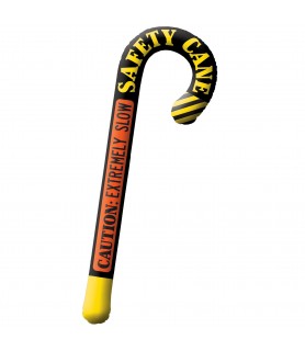 Over the Hill Novelty Inflatable Jumbo Safety Cane (1ct)