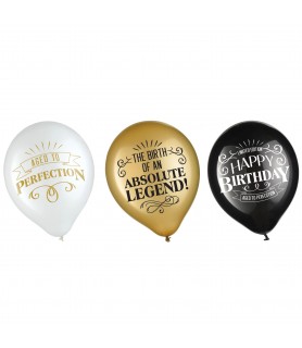Over the Hill 'Better With Age' Latex Balloons (15ct)