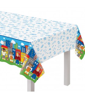 Party Town Paper Tablecover (1ct)