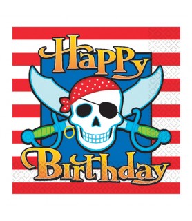 Pirate Party Small Napkins (16ct)