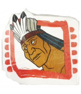 Pocahontas 1995 Vintage Chief Powhaton Small Napkins (16ct)