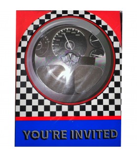 Racing 'Racing Emballage' Invitation w/Envelopes (8ct)