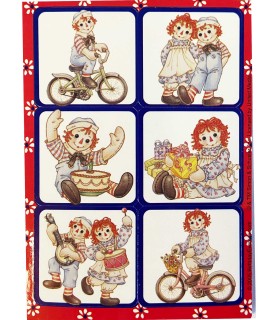 Raggedy Ann and Andy Vintage 2005 Stickers (2sheets)