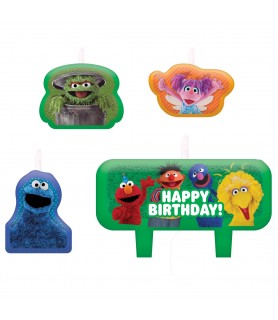 Sesame Street 'Everyday' Mini Birthday Candle Set (4pcs)