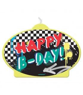 Skater Party Birthday Cake Candle (1ct)